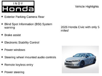 2026 Honda Civic Hybrid Sport