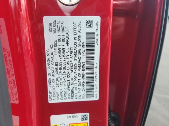 2026 Honda CR-V EX