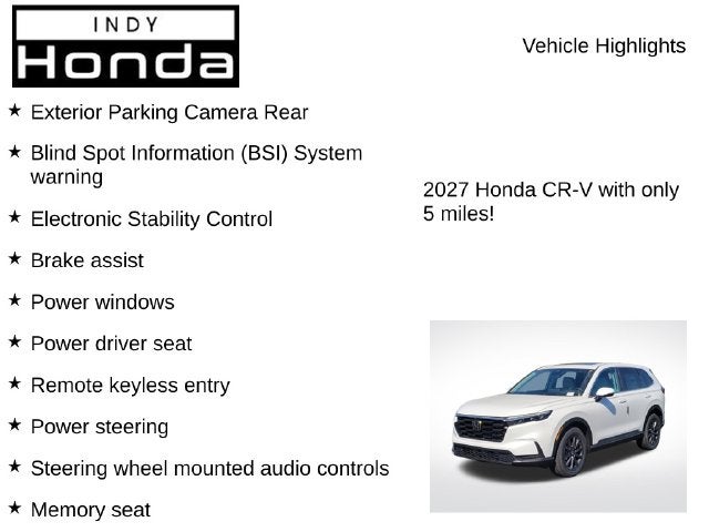 2027 Honda CR-V EX-L