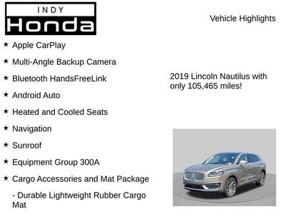 2019 Lincoln Nautilus Reserve
