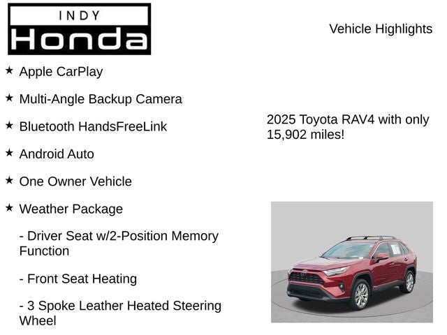 2025 Toyota RAV4 XLE Premium
