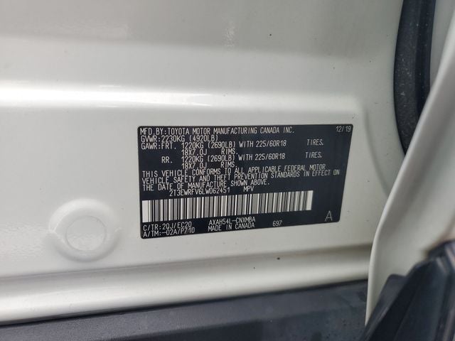 2020 Toyota RAV4 Hybrid XSE