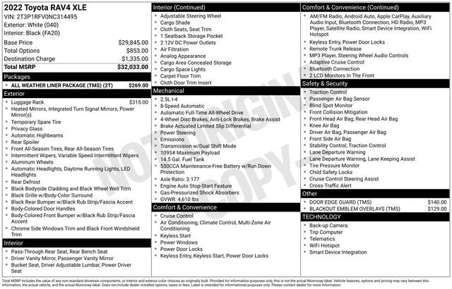 2022 Toyota RAV4 XLE