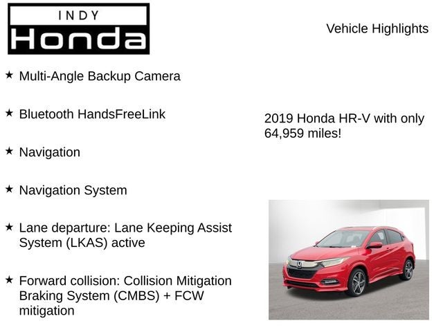 2019 Honda HR-V Touring