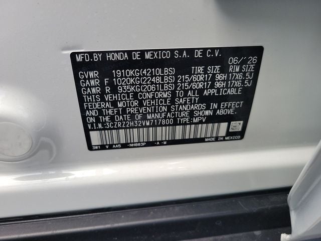 2027 Honda HR-V LX