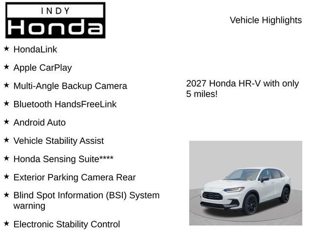 2027 Honda HR-V Sport