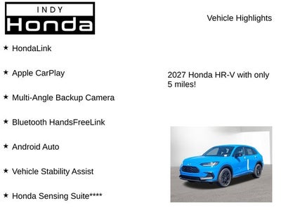 2027 Honda HR-V Sport