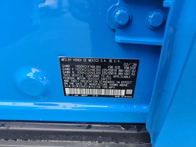 2026 Honda HR-V Sport