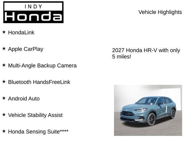 2027 Honda HR-V Sport