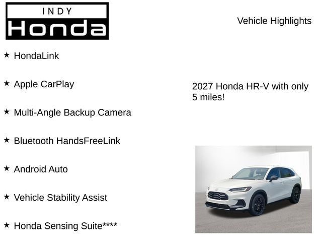 2027 Honda HR-V Sport