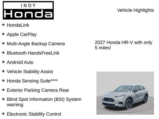 2027 Honda HR-V Sport
