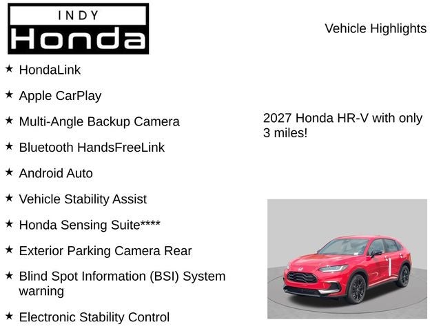 2027 Honda HR-V Sport