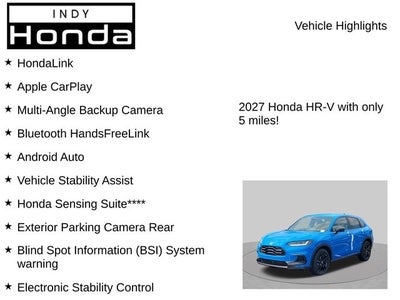 2027 Honda HR-V Sport
