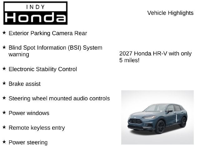 2027 Honda HR-V Sport
