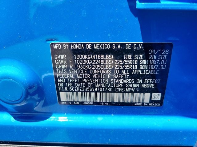 2027 Honda HR-V Sport