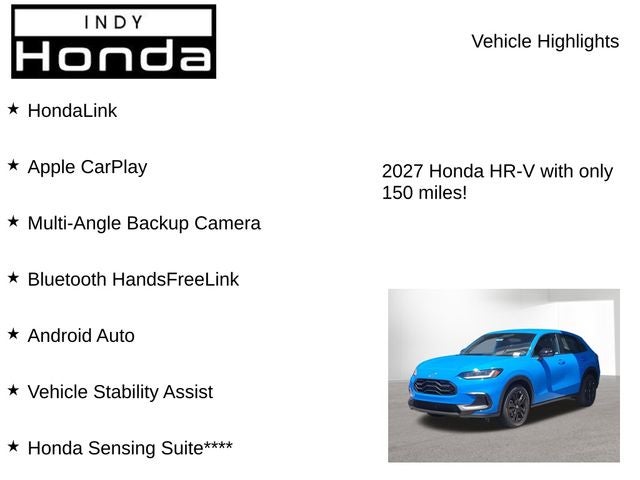 2027 Honda HR-V Sport