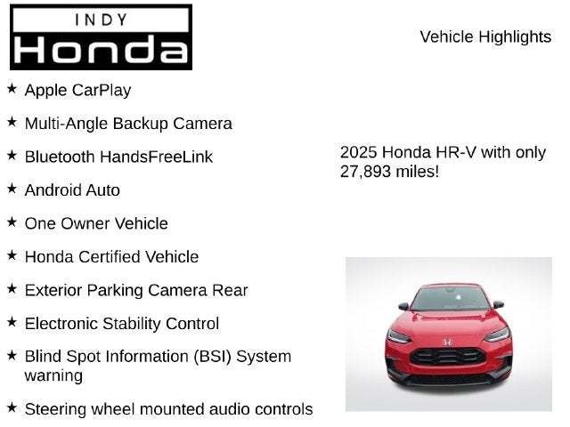 2025 Honda HR-V Sport