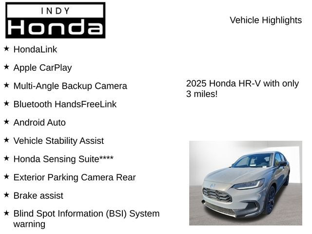 2025 Honda HR-V Sport