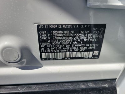 2026 Honda HR-V Sport