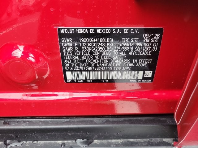 2027 Honda HR-V Sport