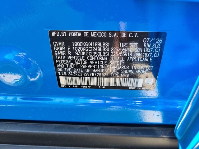 2027 Honda HR-V Sport