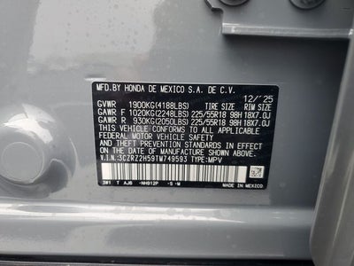 2026 Honda HR-V Sport