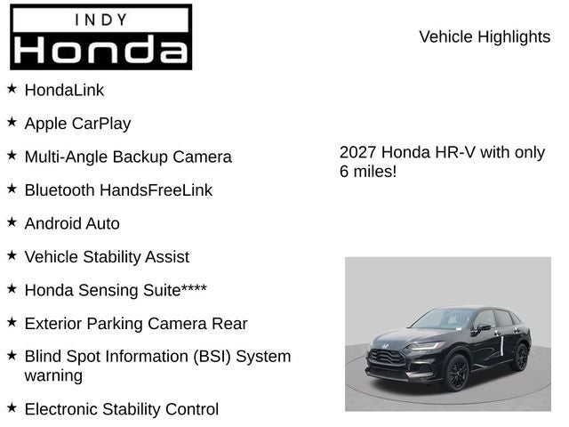 2027 Honda HR-V Sport