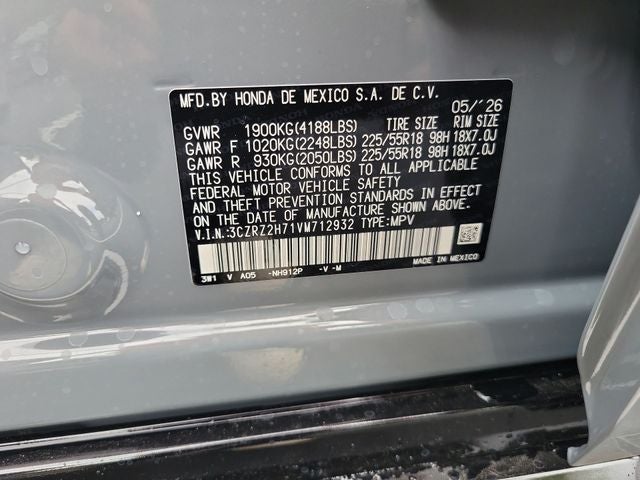 2027 Honda HR-V EX-L