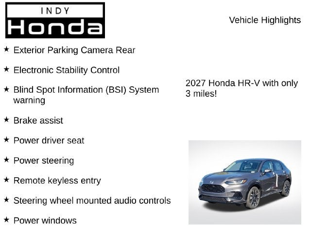 2027 Honda HR-V EX-L