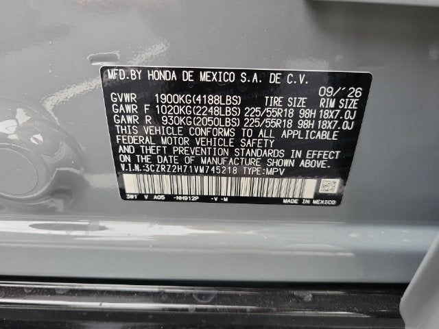 2027 Honda HR-V EX-L