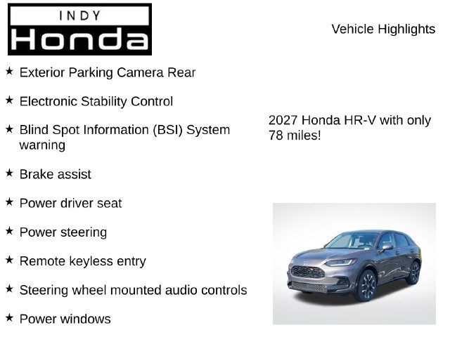 2027 Honda HR-V EX-L