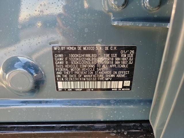 2026 Honda HR-V EX-L