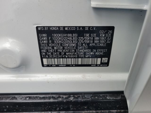 2026 Honda HR-V EX-L