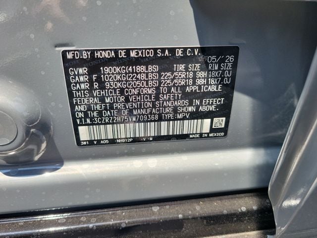 2027 Honda HR-V EX-L