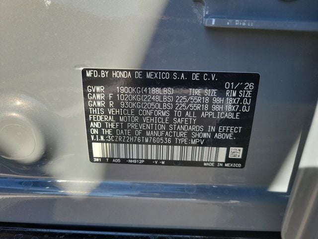 2026 Honda HR-V EX-L