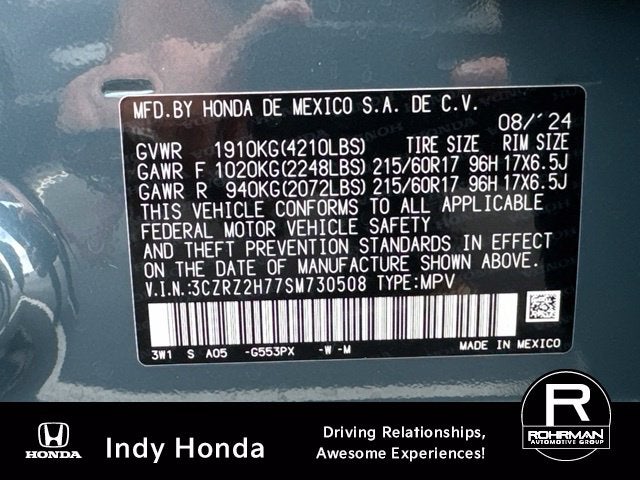 2025 Honda HR-V EX-L