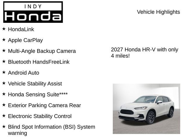 2027 Honda HR-V EX-L