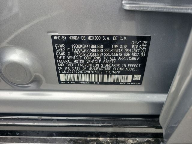 2027 Honda HR-V EX-L