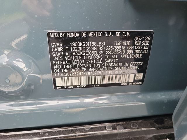 2027 Honda HR-V EX-L