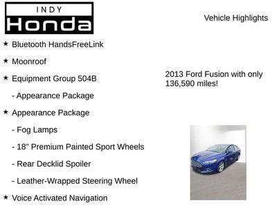 2013 Ford Fusion Hybrid SE