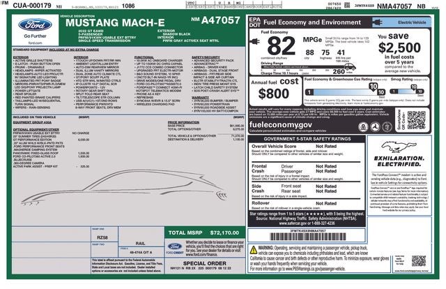 2022 Ford Mustang Mach-E GT