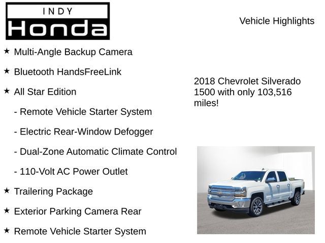 2018 Chevrolet Silverado 1500 LT LT1