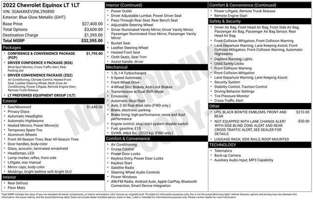 2022 Chevrolet Equinox LT