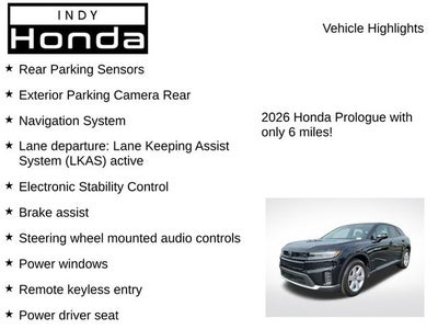 2026 Honda Prologue EX