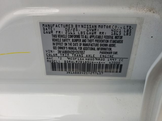 2025 Nissan Sentra SR