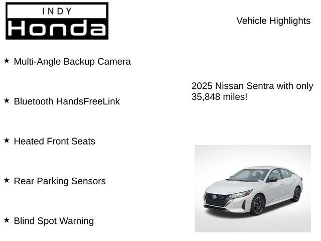 2025 Nissan Sentra SR