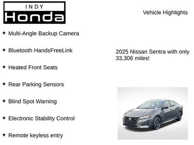 2025 Nissan Sentra SR