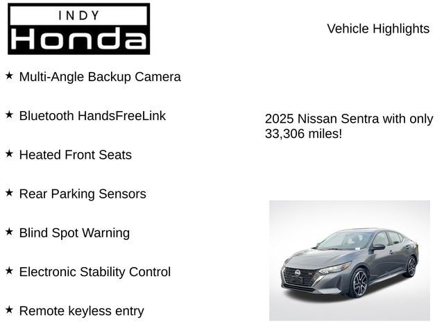 2025 Nissan Sentra SR