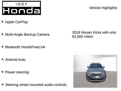 2018 Nissan Kicks SR