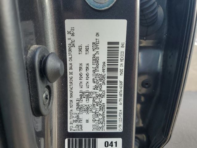 2021 Toyota Tacoma SR V6